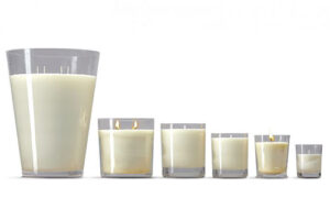 vaso transparente